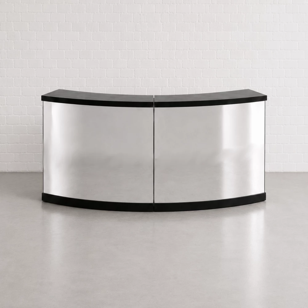 2 Piece Modular Mirror Bar Silver