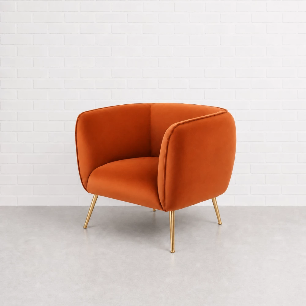 Amber Lush Armchair Ffff Hire
