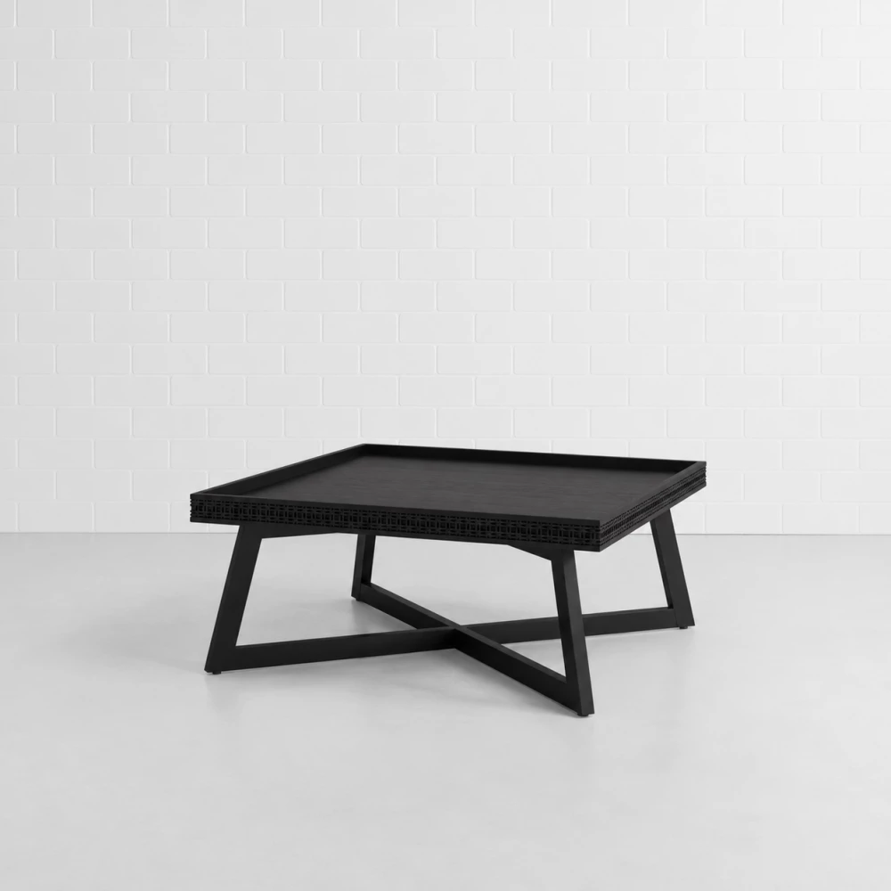 Black Bali Coffee Table Hire Ff