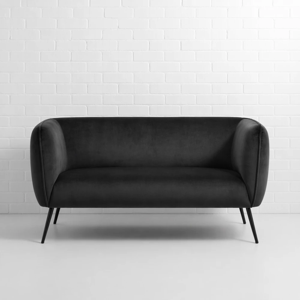 Black Lush Sofa Hire London Ff
