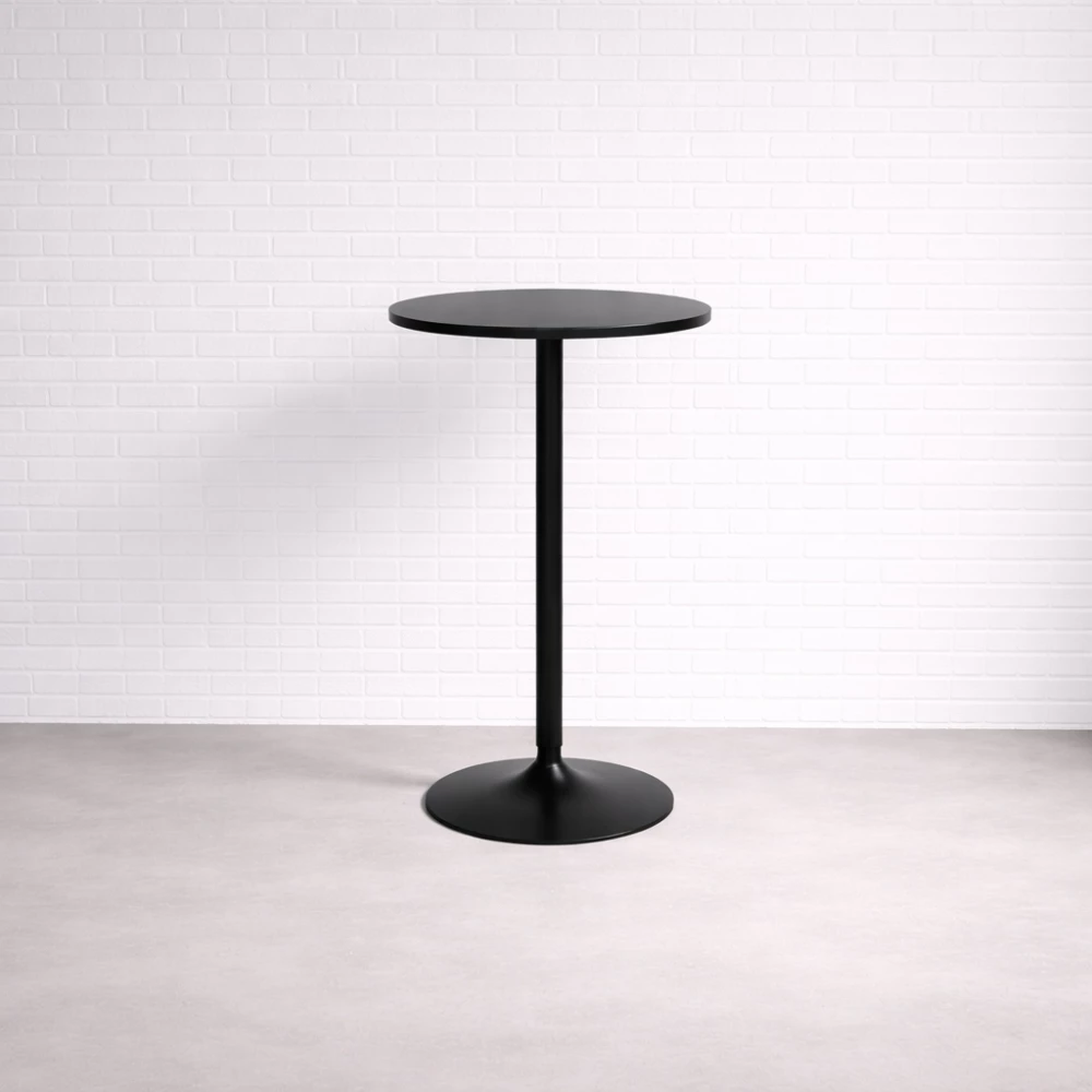 Black Onyx Poseur Table Hire L