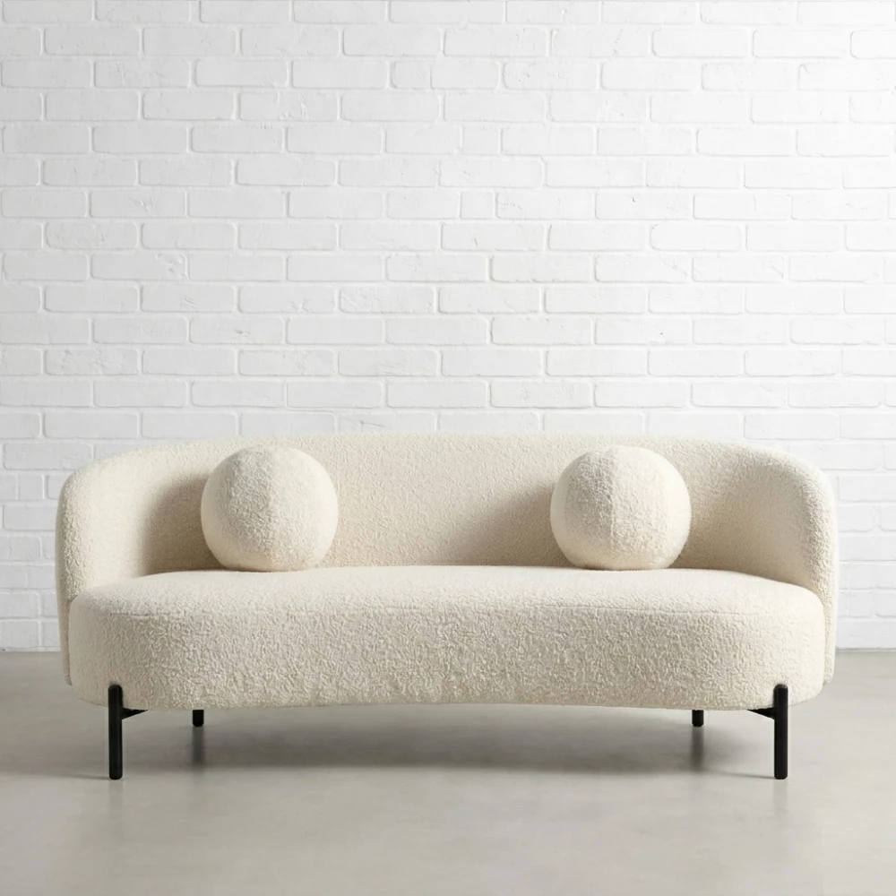Boucle Curve Sofa Ff Hire