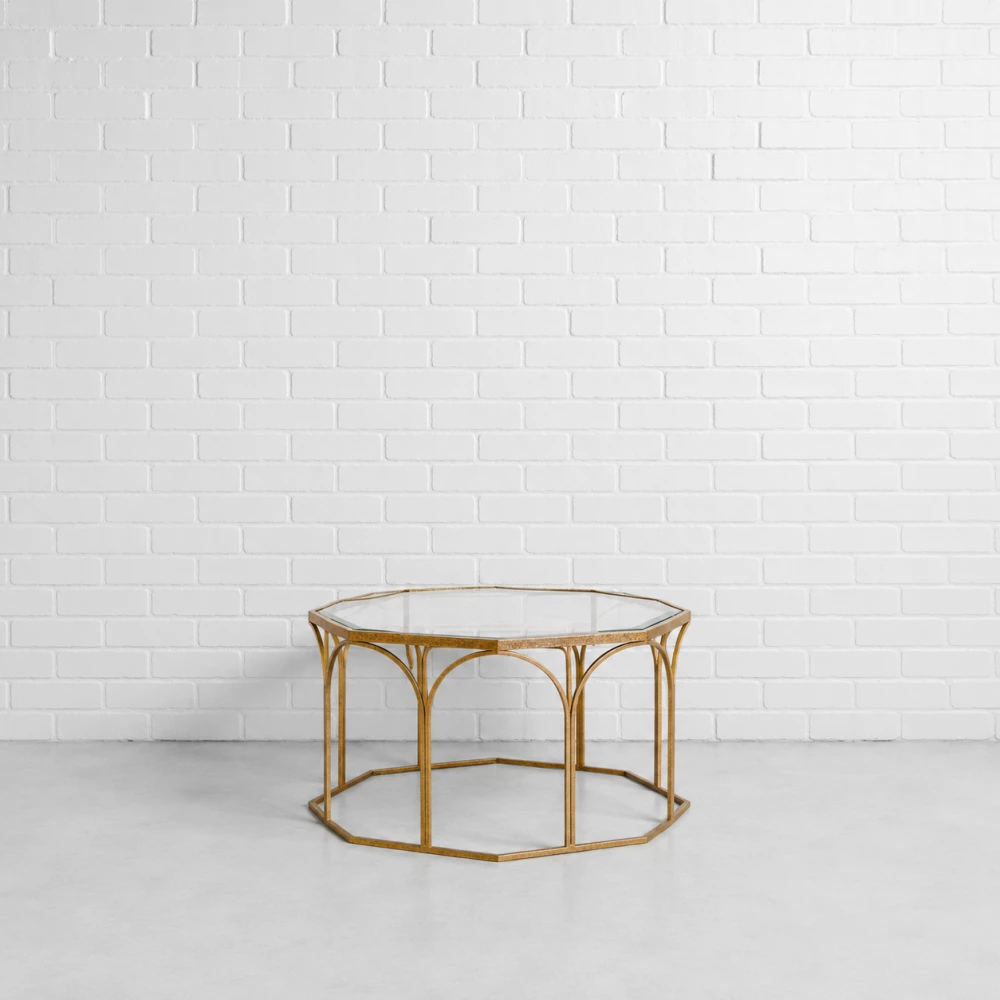 Gold Florence Cofffee Table Hire Ff
