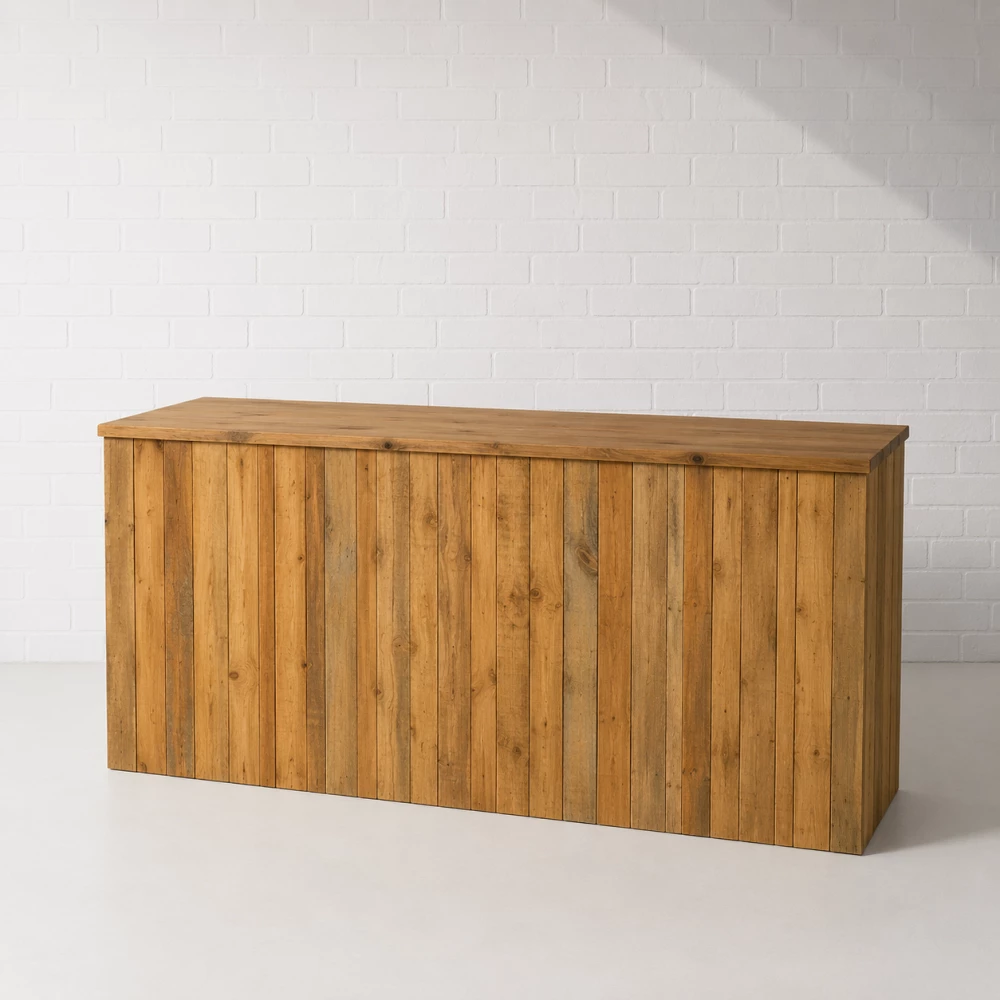 Pallet Wood Serving Table Hire Ff
