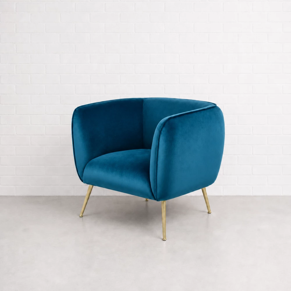 Sapphire Lush Armchair Fff Hire