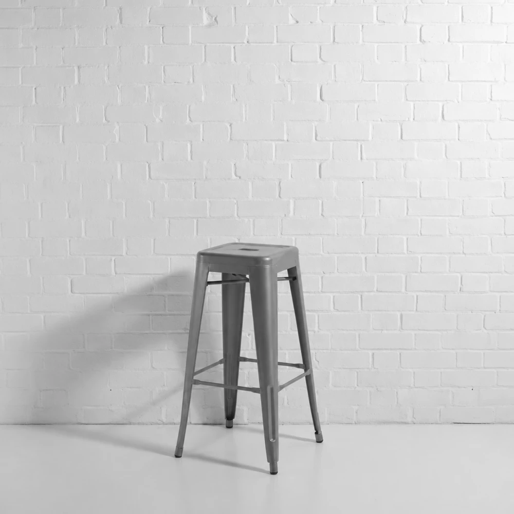 Silver Bistro Bar Stool Hire Fff