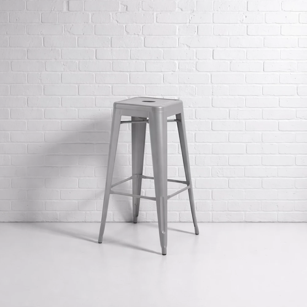 Silver Bistro Bar Stool Hire2