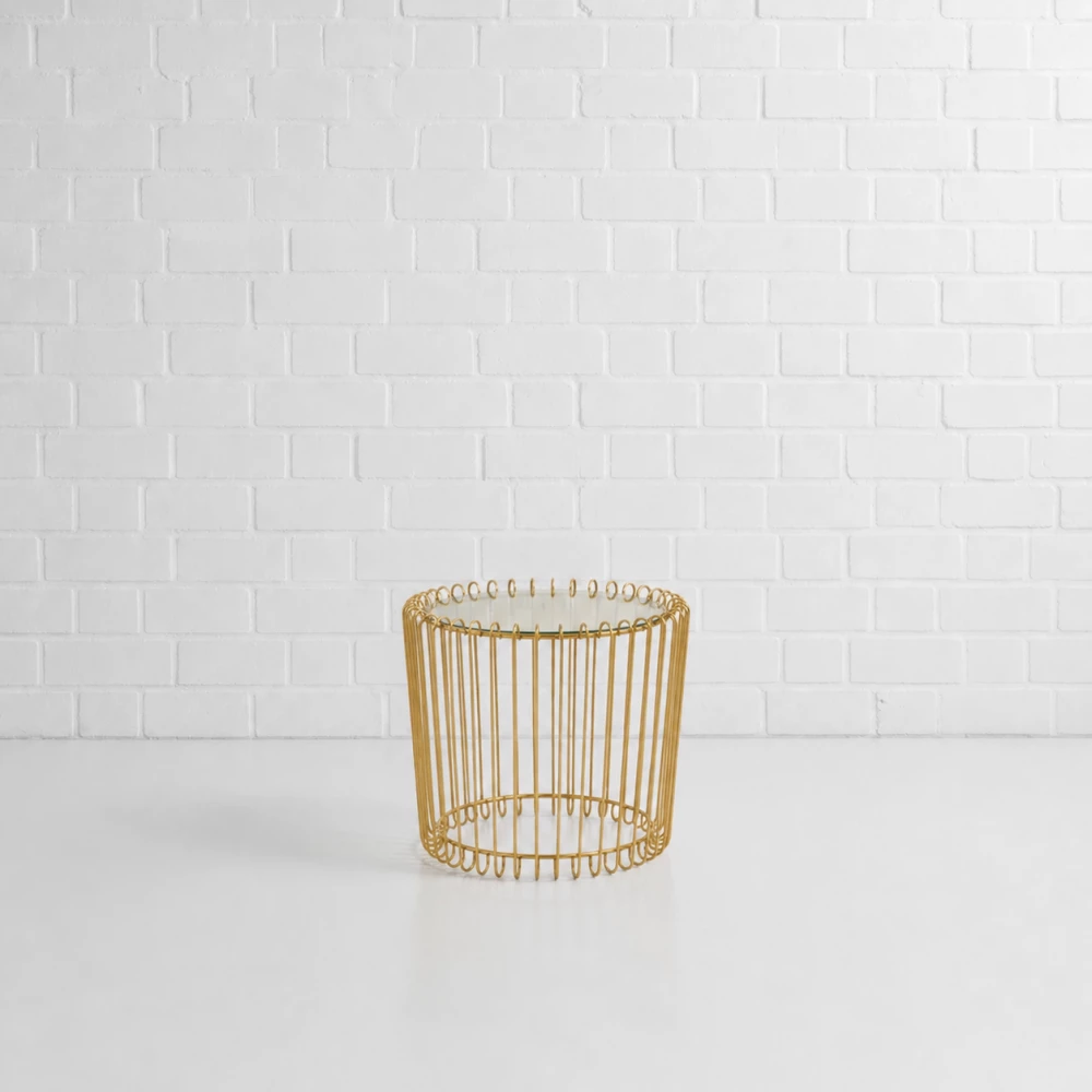 Small Gold Mirror Cage Hire Ffff2