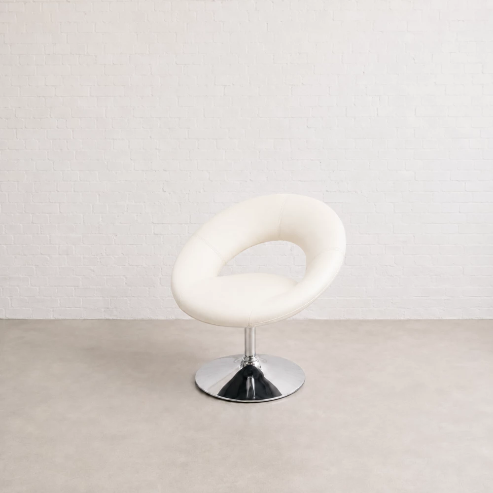 White Solar Armchair Hire