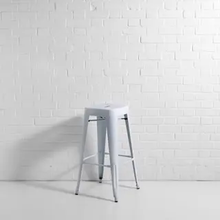 White Bistro Bar Stool Hire
