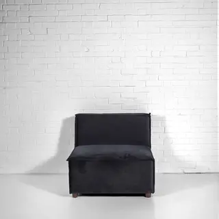 Black Modular Sofa (Centre)