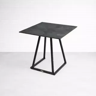 Trap Dining Table Black Frame