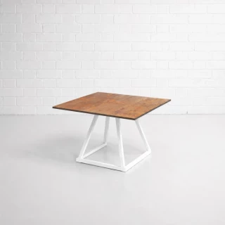 Trap Low Table White Frame