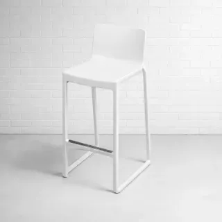 White Mono Stool