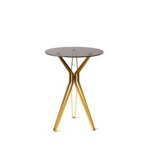 Gold Opulence Poseur Table